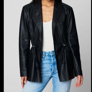BlankNYC Best Shot Faux Leather Blazer